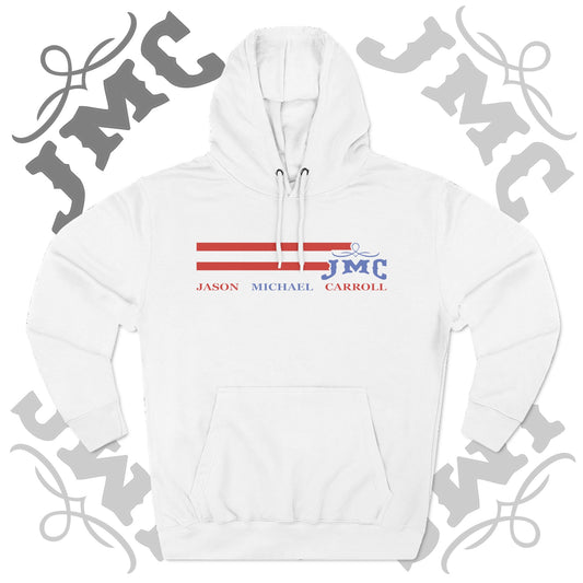 RETRO RWB JMC - Three-Panel Fleece Hoodie - Cozy Custom Apparel for Family, Gift for Him/Her, Casual Style, Personalized Hoodie, Graffiti Art Sweatshirt