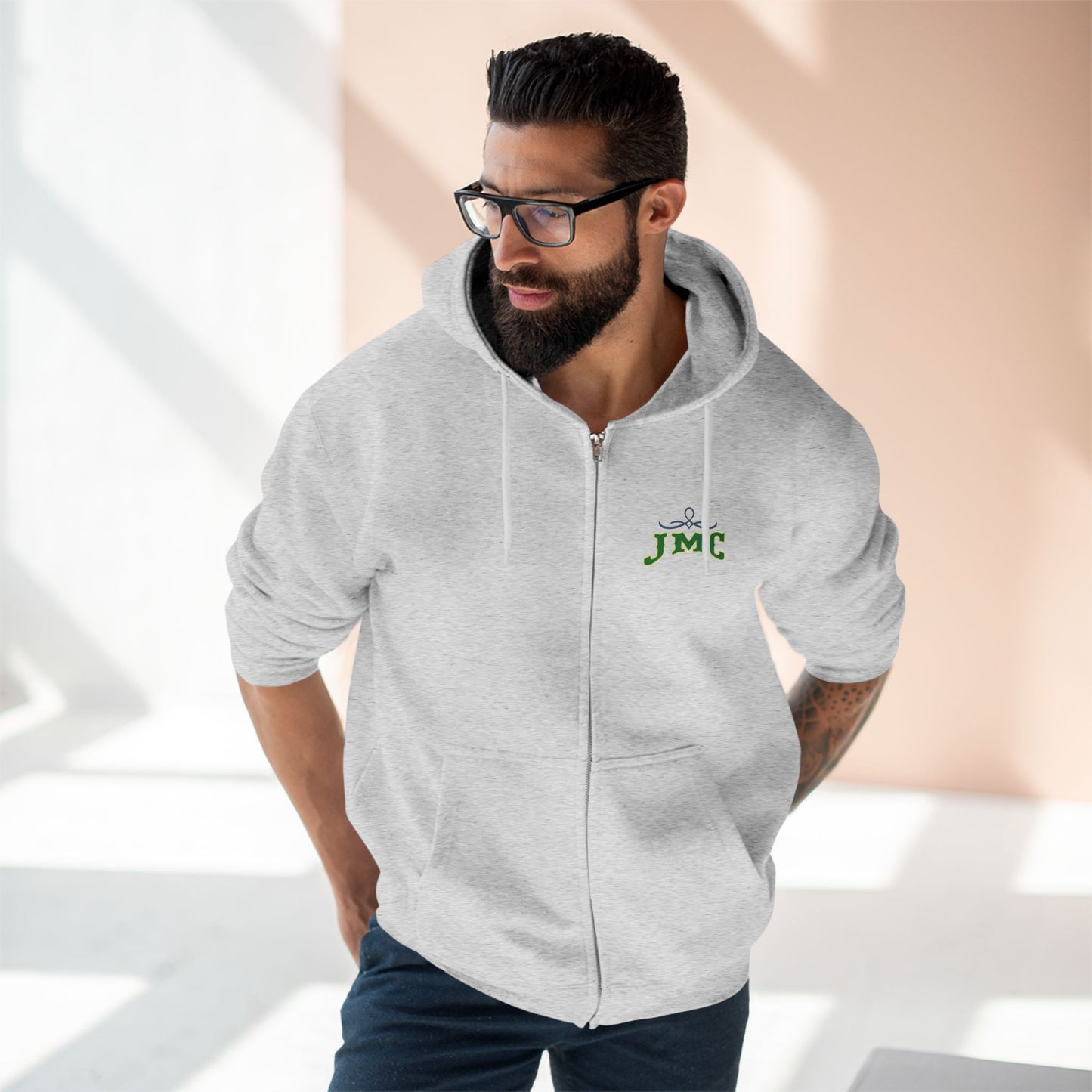 Where I'm From JMC Hoodie - Comfortable Everyday Wear, Perfect for Farmers & Outdoor Enthusiasts, Great for Gifts & Casual Outings - Trucker's Unisex Zip Hoodie