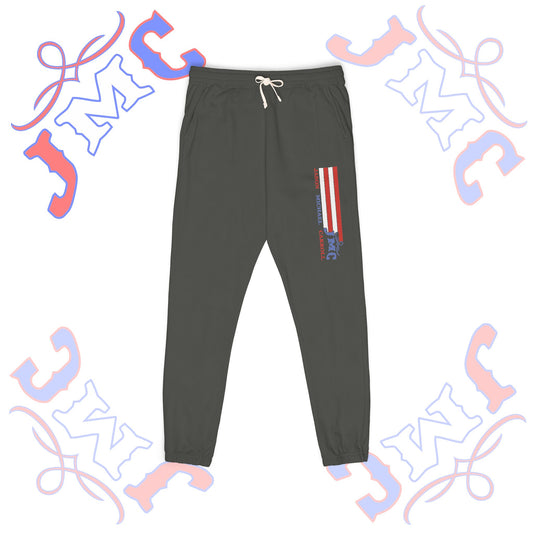 JMC American Flag - Garment-Dyed Fleece Sweatpants | Cozy Unisex Lounge Pants for Relaxation | Perfect for Home, Casual Days, Gifts, and Holidays