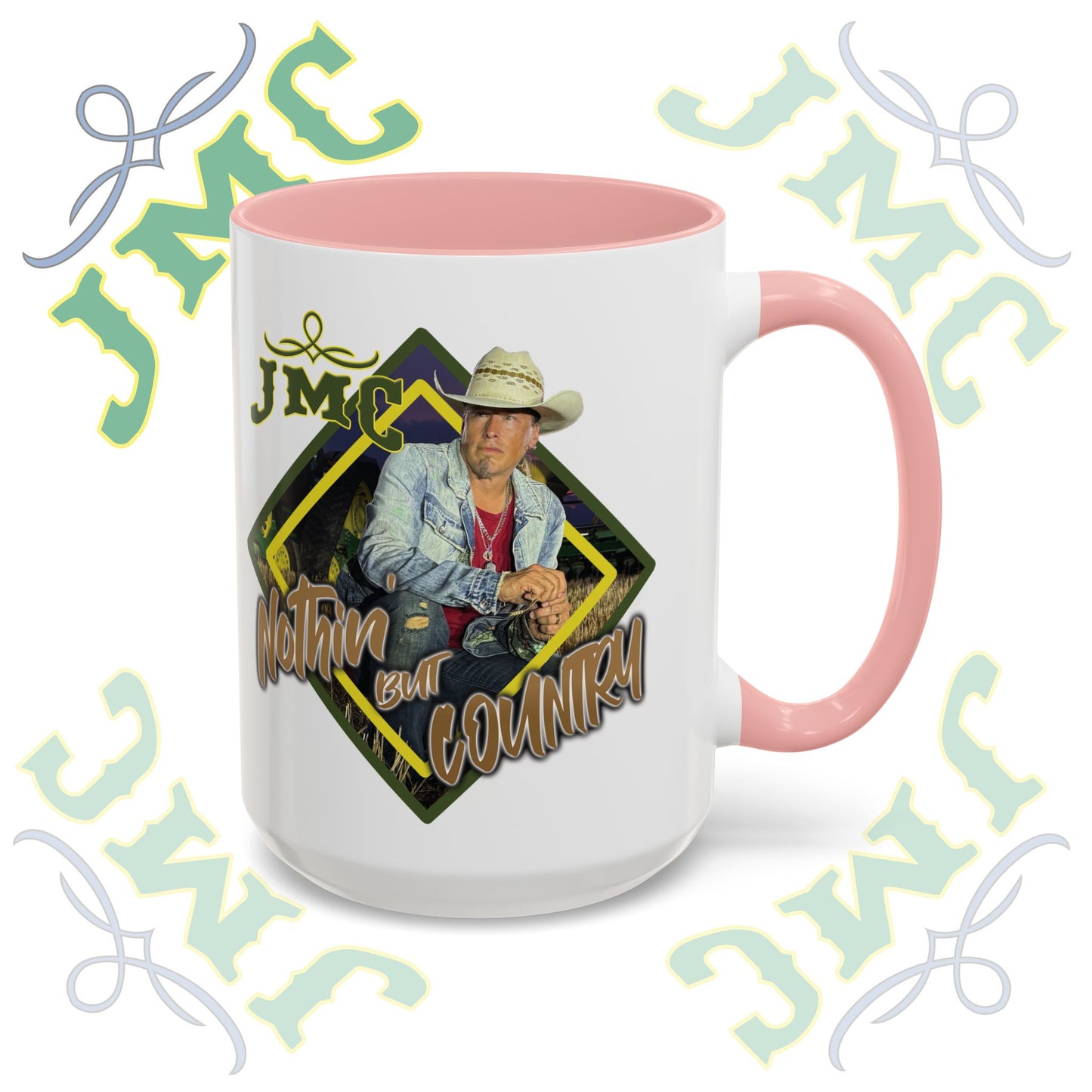 JMC - Nothin But Country - Rustic Cowboy Coffee Mug, Country Lifestyle, Great for Gifts, Western-Themed Decor, Perfect for Coffee Lovers, Home Barista