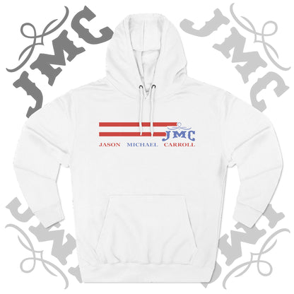 RETRO RWB JMC - Three-Panel Fleece Hoodie - Cozy Custom Apparel for Family, Gift for Him/Her, Casual Style, Personalized Hoodie, Graffiti Art Sweatshirt