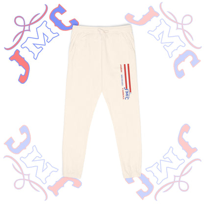 JMC American Flag - Garment-Dyed Fleece Sweatpants | Cozy Unisex Lounge Pants for Relaxation | Perfect for Home, Casual Days, Gifts, and Holidays