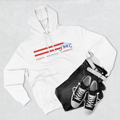 RETRO RWB JMC - Three-Panel Fleece Hoodie - Cozy Custom Apparel for Family, Gift for Him/Her, Casual Style, Personalized Hoodie, Graffiti Art Sweatshirt