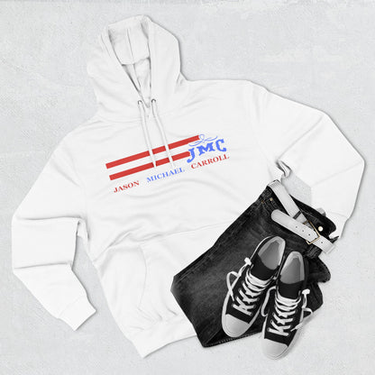 RETRO RWB JMC - Three-Panel Fleece Hoodie - Cozy Custom Apparel for Family, Gift for Him/Her, Casual Style, Personalized Hoodie, Graffiti Art Sweatshirt