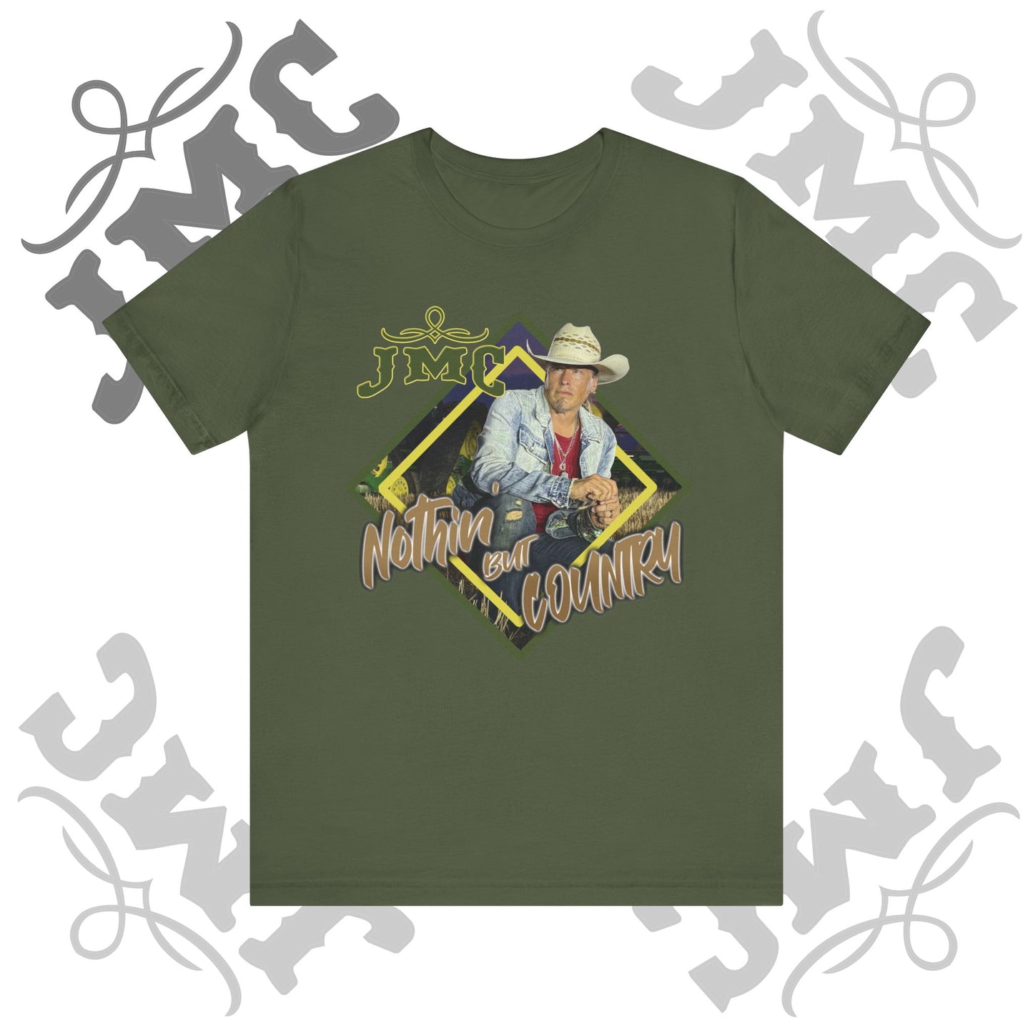 JMC Nothin But Country - Trendy Graphic Tee - Casual Unisex T-Shirt, Summer Shirt, Gift for Him/Her, Comfort Daily Wear, Perfect for Festivals