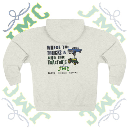 Where I'm From JMC Hoodie  - Comfortable Everyday Wear, Perfect for Farmers & Outdoor Enthusiasts, Great for Gifts & Casual Outings - Trucker's Unisex Zip Hoodie
