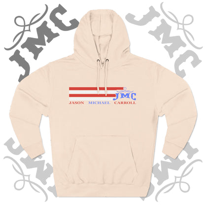 RETRO RWB JMC - Three-Panel Fleece Hoodie - Cozy Custom Apparel for Family, Gift for Him/Her, Casual Style, Personalized Hoodie, Graffiti Art Sweatshirt