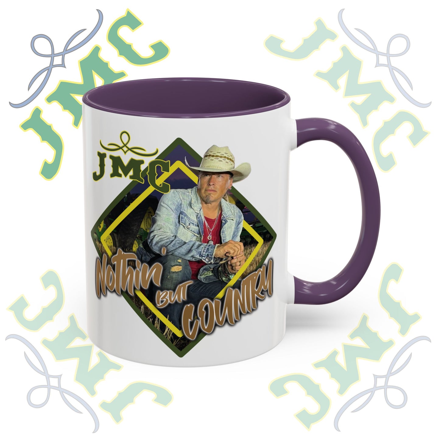 JMC - Nothin But Country - Rustic Cowboy Coffee Mug, Country Lifestyle, Great for Gifts, Western-Themed Decor, Perfect for Coffee Lovers, Home Barista
