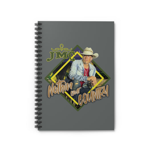 JMC - Nothin' But Country - Country Music Themed Spiral Notebook - Perfect for Fans, Journaling, and Gifts