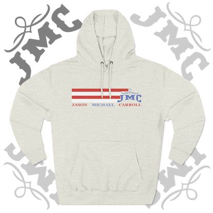 RETRO RWB JMC - Three-Panel Fleece Hoodie - Cozy Custom Apparel for Family, Gift for Him/Her, Casual Style, Personalized Hoodie, Graffiti Art Sweatshirt