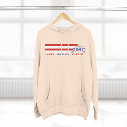 RETRO RWB JMC - Three-Panel Fleece Hoodie - Cozy Custom Apparel for Family, Gift for Him/Her, Casual Style, Personalized Hoodie, Graffiti Art Sweatshirt