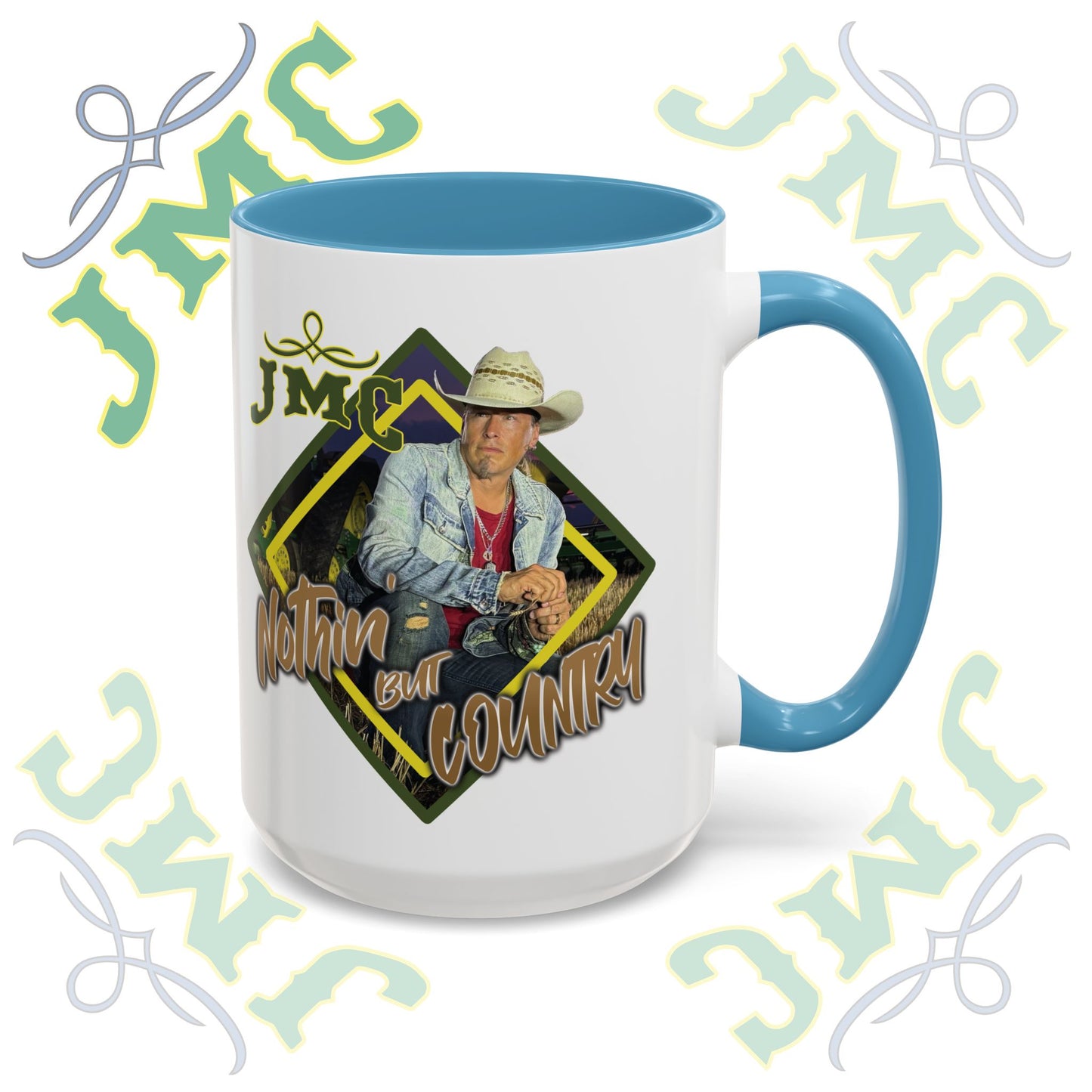 JMC - Nothin But Country - Rustic Cowboy Coffee Mug, Country Lifestyle, Great for Gifts, Western-Themed Decor, Perfect for Coffee Lovers, Home Barista