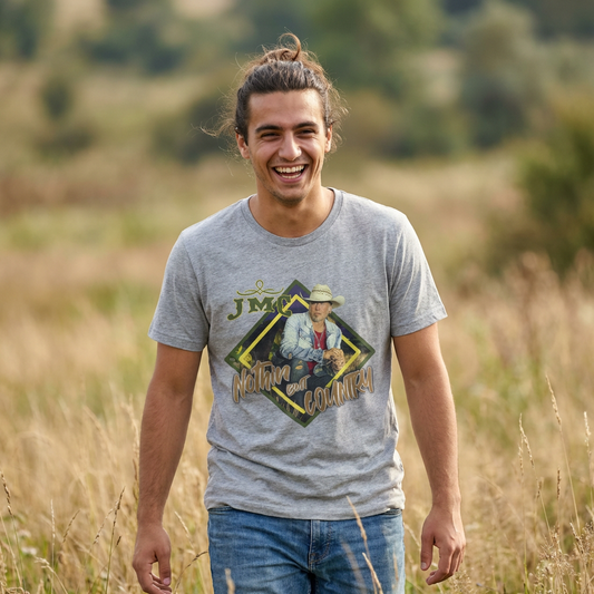 JMC Nothin But Country - Trendy Graphic Tee - Casual Unisex T-Shirt, Summer Shirt, Gift for Him/Her, Comfort Daily Wear, Perfect for Festivals