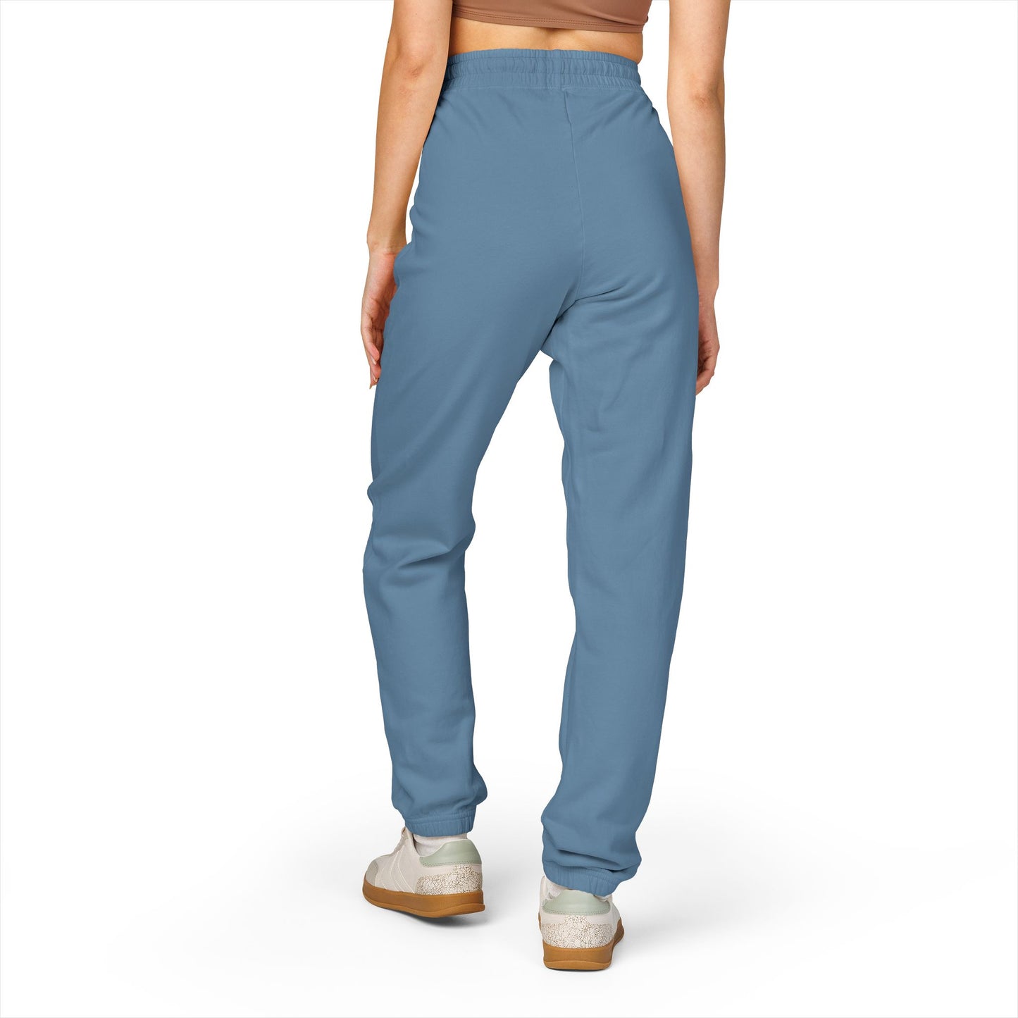 JMC American Flag - Garment-Dyed Fleece Sweatpants | Cozy Unisex Lounge Pants for Relaxation | Perfect for Home, Casual Days, Gifts, and Holidays