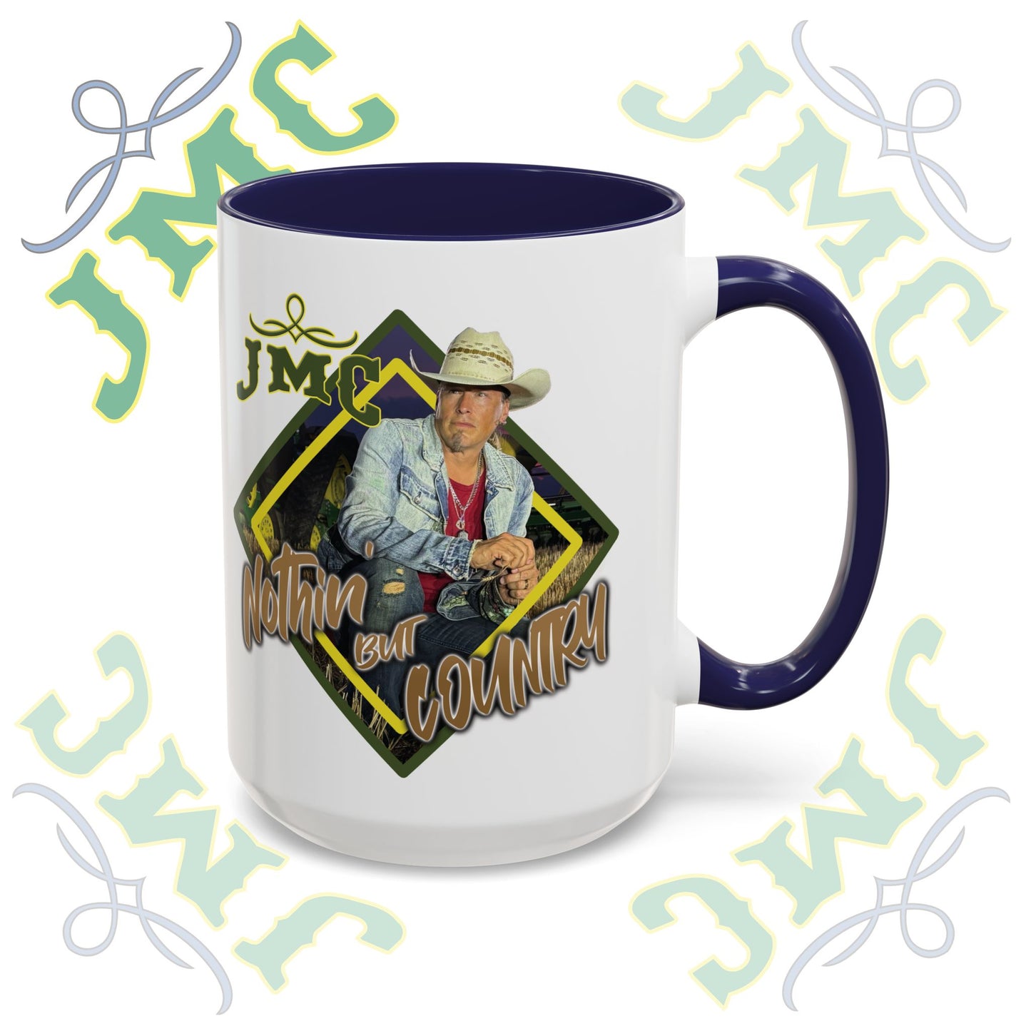 JMC - Nothin But Country - Rustic Cowboy Coffee Mug, Country Lifestyle, Great for Gifts, Western-Themed Decor, Perfect for Coffee Lovers, Home Barista