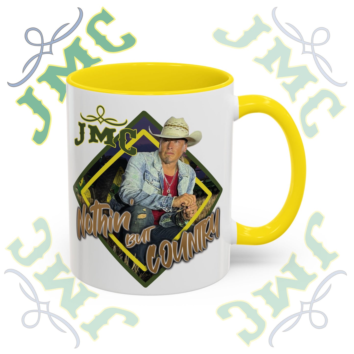 JMC - Nothin But Country - Rustic Cowboy Coffee Mug, Country Lifestyle, Great for Gifts, Western-Themed Decor, Perfect for Coffee Lovers, Home Barista