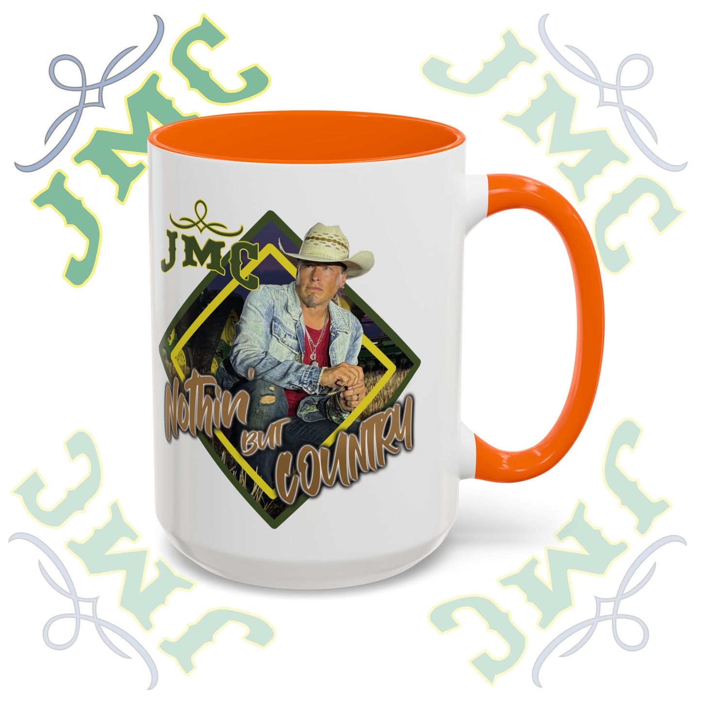 JMC - Nothin But Country - Rustic Cowboy Coffee Mug, Country Lifestyle, Great for Gifts, Western-Themed Decor, Perfect for Coffee Lovers, Home Barista