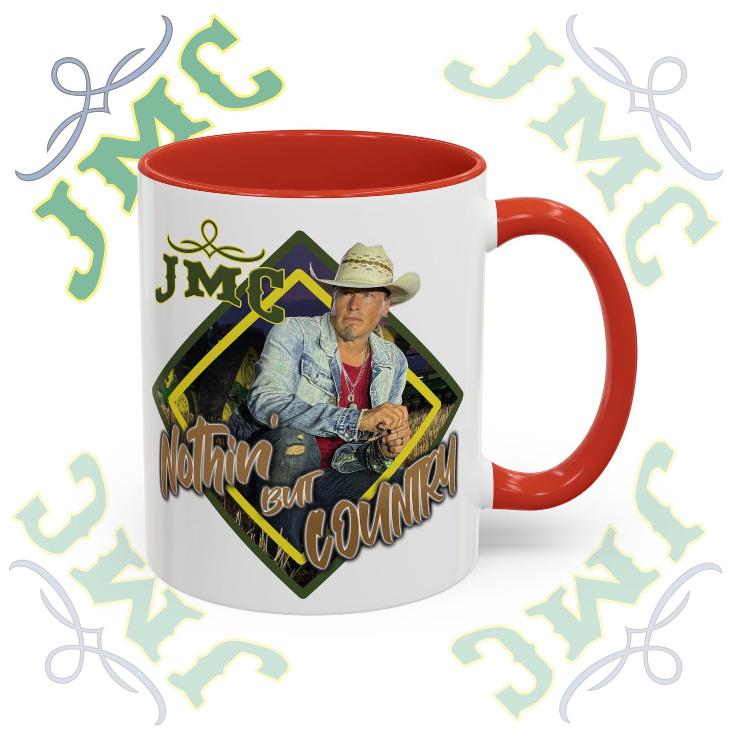 JMC - Nothin But Country - Rustic Cowboy Coffee Mug, Country Lifestyle, Great for Gifts, Western-Themed Decor, Perfect for Coffee Lovers, Home Barista