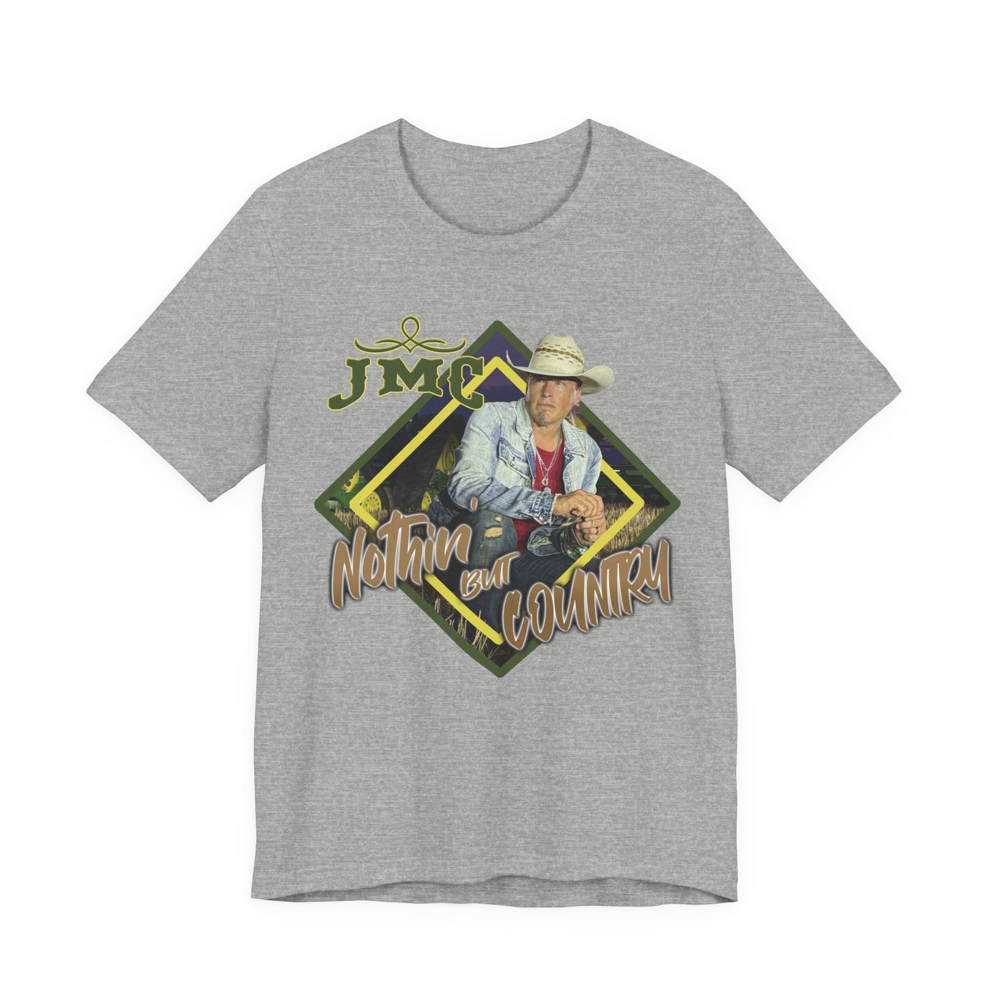 JMC Nothin But Country - Trendy Graphic Tee - Casual Unisex T-Shirt, Summer Shirt, Gift for Him/Her, Comfort Daily Wear, Perfect for Festivals