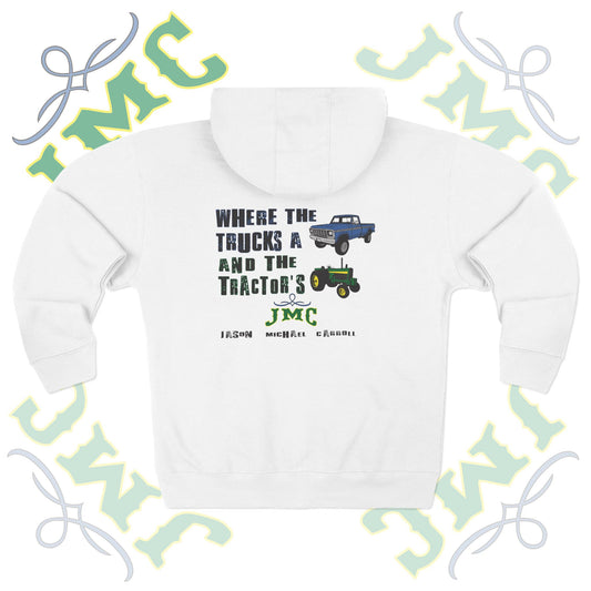 Where I'm From JMC Hoodie  - Comfortable Everyday Wear, Perfect for Farmers & Outdoor Enthusiasts, Great for Gifts & Casual Outings - Trucker's Unisex Zip Hoodie