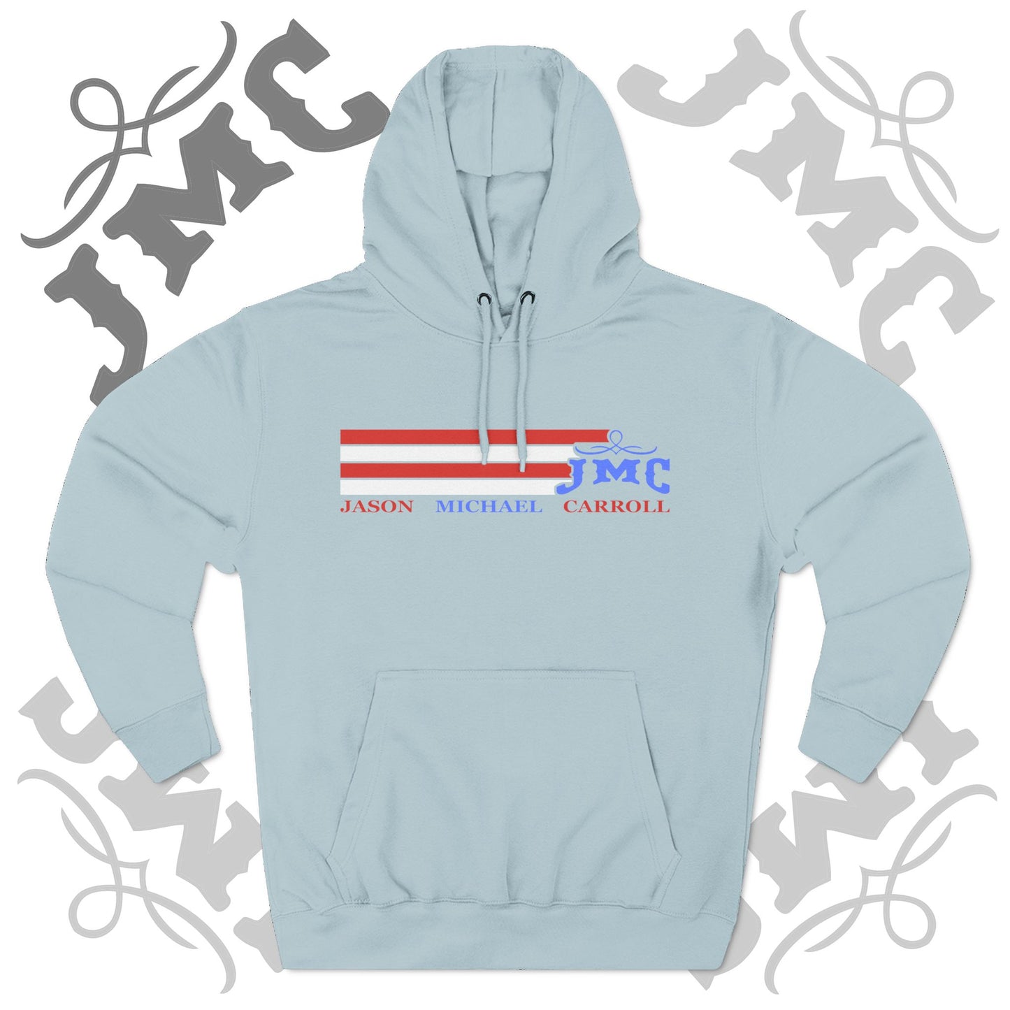 RETRO RWB JMC - Three-Panel Fleece Hoodie - Cozy Custom Apparel for Family, Gift for Him/Her, Casual Style, Personalized Hoodie, Graffiti Art Sweatshirt