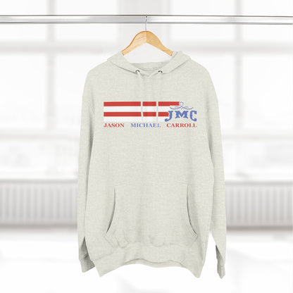 RETRO RWB JMC - Three-Panel Fleece Hoodie - Cozy Custom Apparel for Family, Gift for Him/Her, Casual Style, Personalized Hoodie, Graffiti Art Sweatshirt