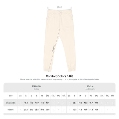 JMC American Flag - Garment-Dyed Fleece Sweatpants | Cozy Unisex Lounge Pants for Relaxation | Perfect for Home, Casual Days, Gifts, and Holidays