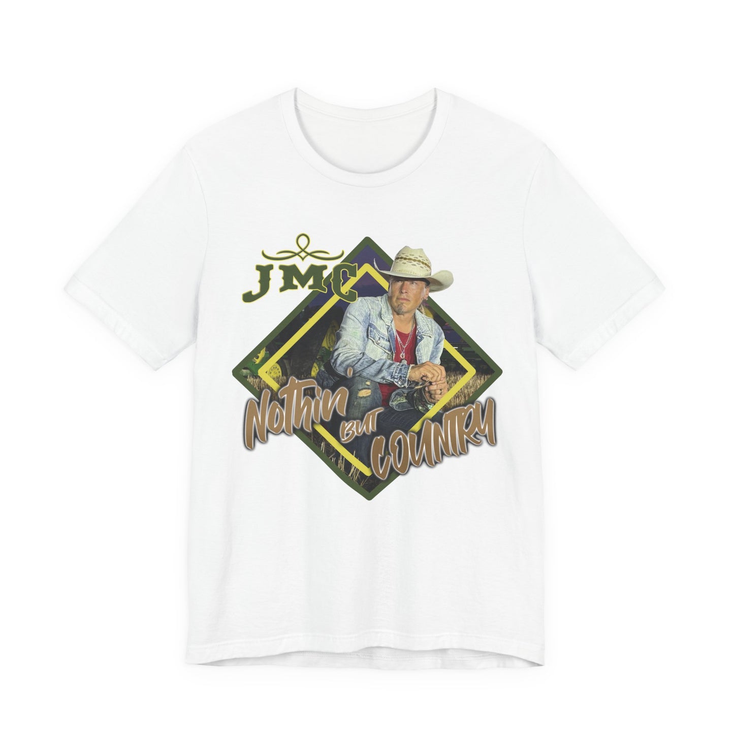 JMC Nothin But Country - Trendy Graphic Tee - Casual Unisex T-Shirt, Summer Shirt, Gift for Him/Her, Comfort Daily Wear, Perfect for Festivals