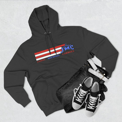 RETRO RWB JMC - Three-Panel Fleece Hoodie - Cozy Custom Apparel for Family, Gift for Him/Her, Casual Style, Personalized Hoodie, Graffiti Art Sweatshirt