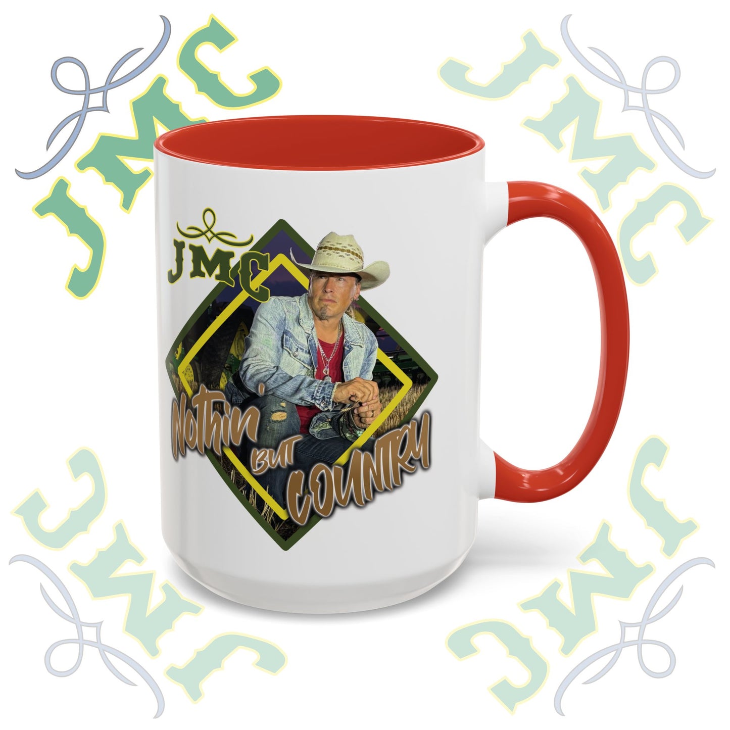 JMC - Nothin But Country - Rustic Cowboy Coffee Mug, Country Lifestyle, Great for Gifts, Western-Themed Decor, Perfect for Coffee Lovers, Home Barista