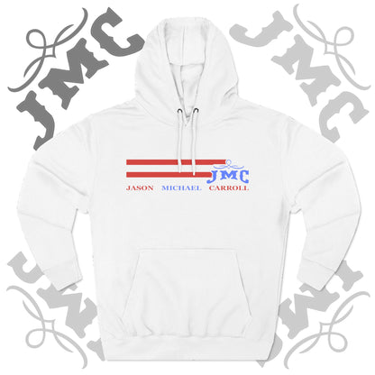 RETRO RWB JMC - Three-Panel Fleece Hoodie - Cozy Custom Apparel for Family, Gift for Him/Her, Casual Style, Personalized Hoodie, Graffiti Art Sweatshirt