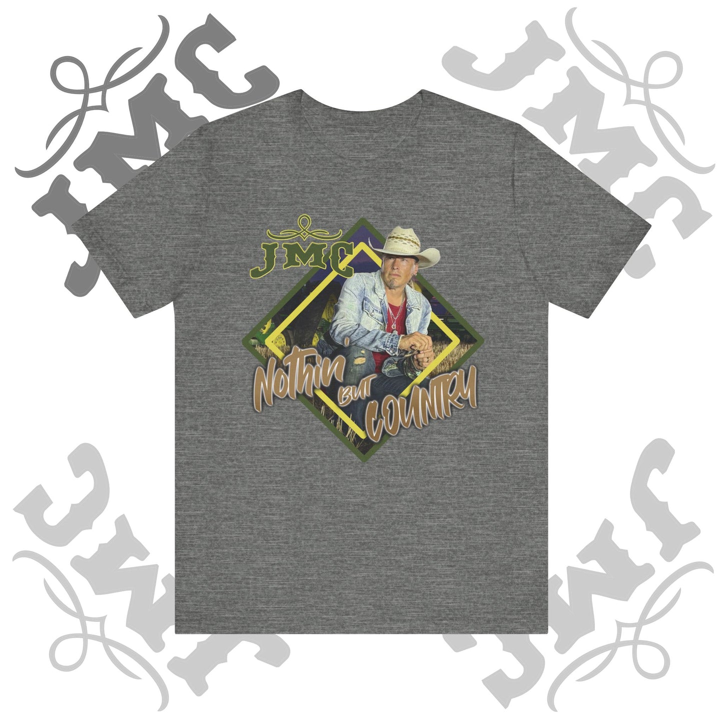 JMC Nothin But Country - Trendy Graphic Tee - Casual Unisex T-Shirt, Summer Shirt, Gift for Him/Her, Comfort Daily Wear, Perfect for Festivals