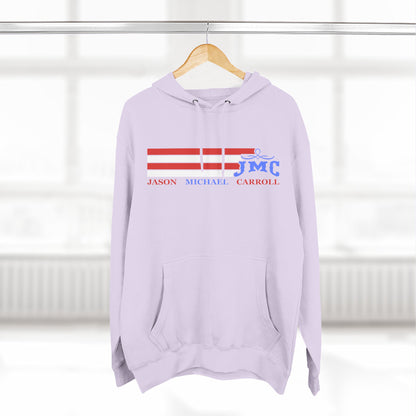 RETRO RWB JMC - Three-Panel Fleece Hoodie - Cozy Custom Apparel for Family, Gift for Him/Her, Casual Style, Personalized Hoodie, Graffiti Art Sweatshirt